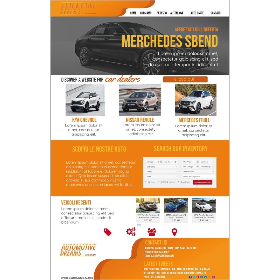 post instagram sito automotive dreams